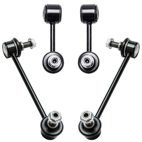 Detroit Axle - 4pc Sway Bars for Ford Fusion Lincoln MKZ Zephyr Mercury Milan, 4 Front and Rear Stabilizer Sway Bar Links Replacement