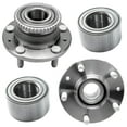 thumbnail image 1 of Detroit Axle - 4pc Wheel Bearing Hubs Kit for 2000-2006 Mazda MPV, 01-02 Millenia, 2 Rear Wheel Bearing & Hubs 2 Front Wheel Bearings 2001 2002 2003 2004 2005 Replacement, 1 of 8