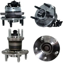 Detroit Axle - 4pc Wheel Bearing Hubs Kit for Chevrolet Malibu Cobalt HHR Pontiac G6 Saturn Aura, 4 Front and Rear Wheel Bearing and Hubs Assembly Replacement Fits select: 2010 CHEVROLET MALIBU 1LT