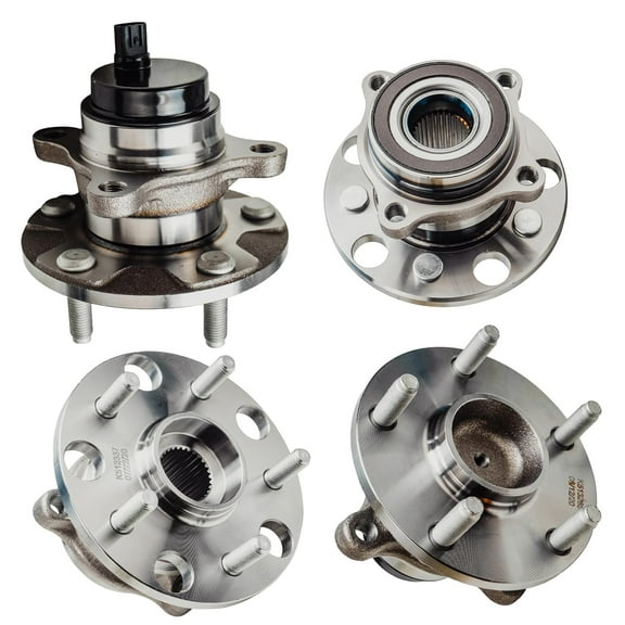 Detroit Axle - 4pc Wheel Bearing Hubs for Lexus IS250 IS350 GS460 GS450h GS430 GS350 GS300, Front and Rear Wheel Bearing and Hubs Replacement