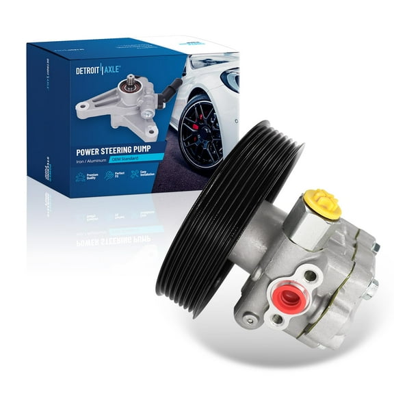 Detroit Axle - 5.6L Power Steering Pump with Pulley Replacement for Nissan Pathfinder Armada Titan INFINITI QX56