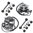 thumbnail image 1 of Detroit Axle 513270 Front Wheel Bearing Hub Assembly Set [5 Bolt] + Sway Bar Links - 4pc, 1 of 6