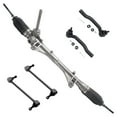thumbnail image 1 of Detroit Axle - 5pc Steering Rack and Pinion Outer Tie Rods Sway Bars Replacement for 2007-2011 Nissan Versa, 1 of 5