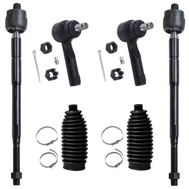4-Piece Front Inner & Outer Tie Rod Ends Kit For Nissan Rogue, Rogue Sport, Qashqai 2014-2022 – Direct Replacement