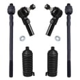 thumbnail image 1 of Detroit Axle - 6PC Front Inner and Outer Tie Rod Ends w/Rack Boots for 1999 2000 2001 2002 2003 Mazda Protege - [2002-2003 Protege5], 1 of 7