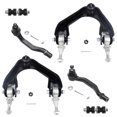 thumbnail image 1 of Detroit Axle - 6PC Front Upper Control Arms w/Ball Joint, Sway Bars and Outer Tie Rods Replacement for 1990 1991 1992 1993 Honda Accord, 1 of 7