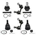 thumbnail image 1 of Detroit Axle - 6pc Front Suspension Kit for 05-12 Pathfinder, 2005-2019 Nissan Frontier Xterra, 2 Sway Bars 4 Upper Lower Ball Joints 2006 2007 2008 2009 2010 2011 Replacement, 1 of 7