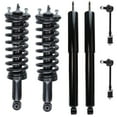 thumbnail image 1 of Detroit Axle - 6pc Front Struts Shocks Kit for 2000-2005 Toyota Tundra, 2 Struts & Coil Spring Assembly 2 Stabilizer Sway Bars 2 Rear Shock Absorbers 2001 2002 2003 2004 Replacement Suspension, 1 of 9