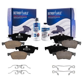 Detroit Axle - Brake Pads for Ford 2013-2016 Escape, 2014-2023 Transit Connect, Front and Rear Ceramic Brake Pads 2015 Replacement