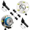thumbnail image 1 of Detroit Axle - 6pc FWD Front Wheel Hubs Outer Tie Rods Sway Bars Replacement for Buick Lucerne, 1 of 7