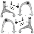 thumbnail image 1 of Detroit Axle - 6pc Front End Kit for 2008-2014 Cadillac CTS 2004-2009 SRX 2005-2011 STS, 4 Upper Lower Control Arms with Ball Joints 2 Sway Bar Links Replacement, 1 of 7