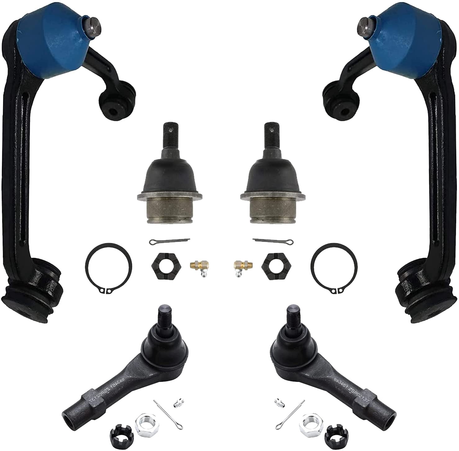 Detroit Axle - 6pc Front End Kit for Ford 2002-2011 Ranger, 02-07 Mazda ...