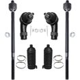 thumbnail image 1 of Detroit Axle - 6pc Front Inner Outer Tie Rods +Tie Rod Boots Suspension Kit for Ford 2000-2006 Focus, 1 of 3