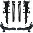 thumbnail image 1 of Detroit Axle - 6pc Front Lower Control Arms Struts Rear Shock Absorbers Replacement for Toyota RAV4 Fits select: 2011 TOYOTA RAV4 LIMITED, 1 of 6