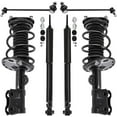 thumbnail image 1 of Detroit Axle - Struts Shocks Kit for Toyota 2010-2015 Prius, Front Struts Sway Bar Links Rear Shocks 2012 2014 Replacement Suspension, 1 of 5