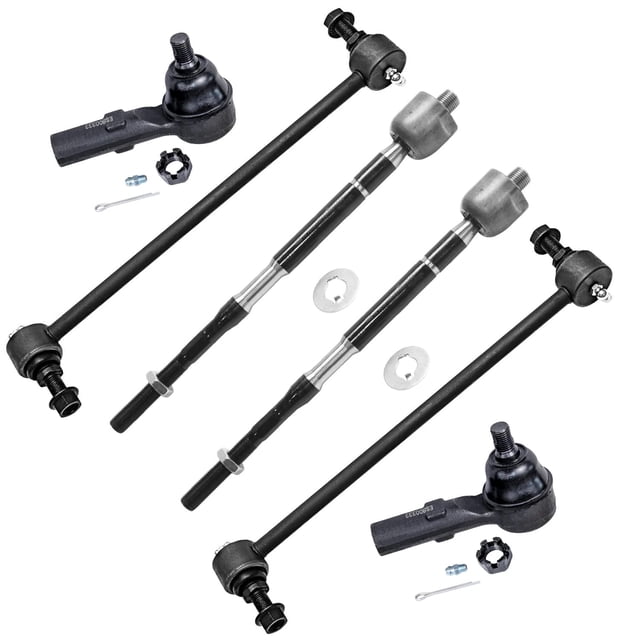 Detroit Axle Front Inner & Outer Tie Rods Kit For 2011-2017 Honda Odyssey. 4-Piece Set With 10-Year Warranty!