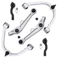 thumbnail image 1 of Detroit Axle - 6pc Front Upper and Lower Forward Control Arms w/Ball Joints and Outer Tie Rods for 2003 2004  Infiniti G35 350Z RWD, 1 of 7