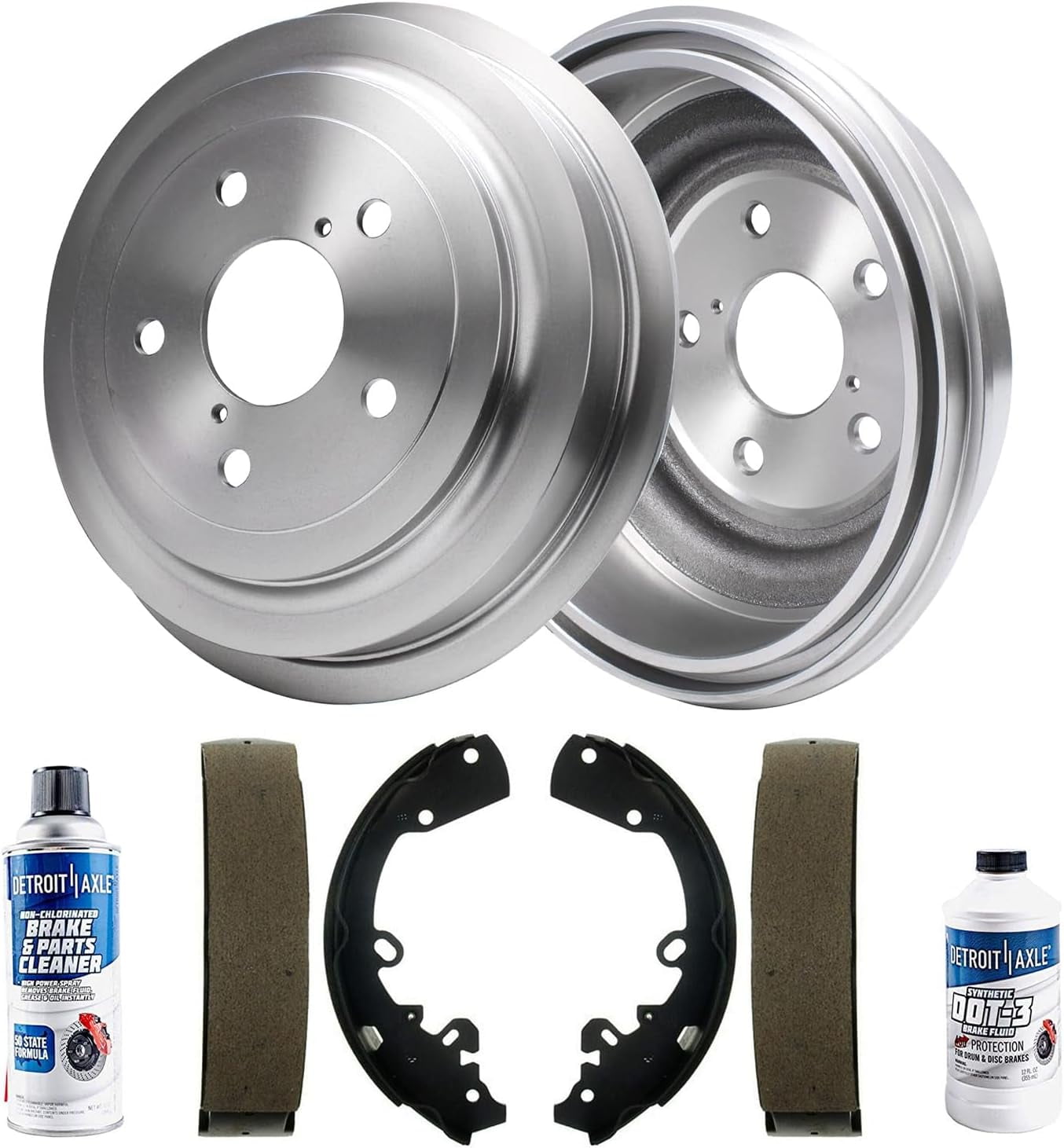 Complete Rear Brake Drum Hardware Kit For 2005-2006 Dodge Dakota (with 853-type Brake Shoes) - View #2
