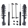 thumbnail image 1 of Detroit Axle - 6pc Struts Shocks Kit for 2006-2011 Toyota Yaris Complete Front 2 Struts with Coil Spring 2 Sway Bar Links 2 Rear Shock Absorbers 2007 2008 2009 2010 Replacement, 1 of 8