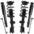 thumbnail image 1 of Detroit Axle - 6pc Struts Shocks Kit for 2011 2012 2013 Kia Sorento, 2 Front Struts with Coil Springs 2 Front Sway Bar End Links 2 Rear Shock Absorbers Suspension Replacement, 1 of 1