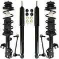 thumbnail image 1 of Detroit Axle - 6pc Struts Shocks Kit for 2012-2019 Nissan Versa Note, 2 Front Struts with Coil Springs 2 Front Sway Bars 2 Rear Shock Absorbers 2013 2014 2015 2016 2017 2018 Suspension Replacement, 1 of 7