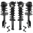 thumbnail image 1 of Detroit Axle - 6pc Struts Sway Bars for 2016-2017 Subaru Crosstrek 2013-2015 XV Crosstrek, 4 Front Rear Struts with Coil Spring Assembly 2 Front Sway Bar End Links Replacement Suspension Kit, 1 of 8