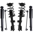 thumbnail image 1 of Detroit Axle - 6pc Suspension Kit for 2011 2012 2013 Kia Sorento, 2 Front Struts with Coil Spring Assembly 2 Front Sway Bar End Links 2 Rear Shock Absorbers Replacement, 1 of 8