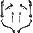 thumbnail image 1 of Detroit Axle - 8PC Front Lower Control Arms, Inner Outer Tie Rods for 2007-2012 Ford Fusion - [2007-2012 Lincoln MKZ] - 2007-2009 Mercury Milan, 1 of 6