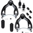 thumbnail image 1 of Detroit Axle - 8PC Front Upper Control Arms w/Lower Ball Joints, Sway Bars and Rack Boots Replacement for 1994-2001 Acura Integra - [1992-1995 Honda Civic] - 1993-1997 Civic Del Sol, 1 of 8
