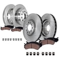 thumbnail image 1 of Detroit Axle - Brake Kit for Jeep 2018-2023 Wrangler, Disc Brake Rotors Ceramic Pads: 12.99" Front and 13.46" Rear Rotors, 1 of 7