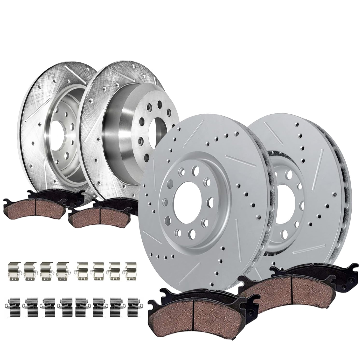 Detroit Axle - 8pc Brake Kit for Jeep 2018-2023 Wrangler [Standard ...