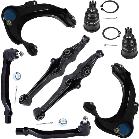 Detroit Axle - 8pc Front Control Arms Ball Joints Outer Tie Rods Replacement for Acura TL Fits select: 2002 HONDA ACCORD SE, 1998-2001 HONDA ACCORD EX