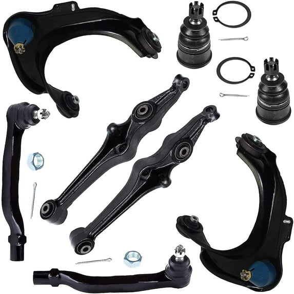 Detroit Axle - 8pc Front Control Arms Ball Joints Outer Tie Rods Replacement for Acura TL Fits select: 2002 HONDA ACCORD SE, 1998-2001 HONDA ACCORD EX
