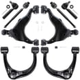 thumbnail image 1 of Detroit Axle - Front 8pc Control Arms Kit for 03-09 Lexus GX470 Toyota 4Runner, 07-09 FJ Cruiser, 4 Upper & Lower Control Arms 4 Tie Rods 2003 2004 2005 2006 2007 2008 2009 Replacement, 1 of 7