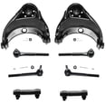 thumbnail image 1 of Detroit Axle - 8pc Front End Control Arms Kit for GMC Chevy C1500 C2500 Express Savana 1500 2500 Yukon Tahoe, 2 Upper Control Arms w/ Ball Joint 4 Outer Inner Tie Rods 2 Adjusting Sleeves Replacement, 1 of 7