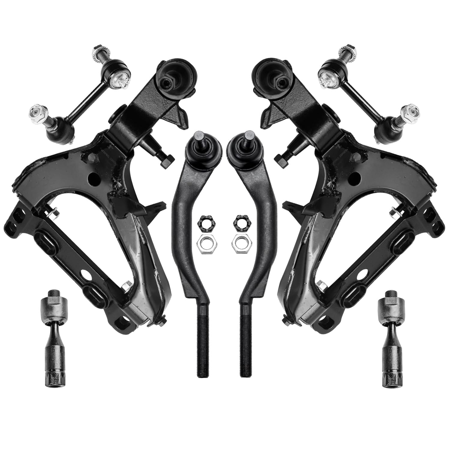 Detroit Axle 8pc Front End Kit for 0407 Chevy Trailblazer GMC Envoy