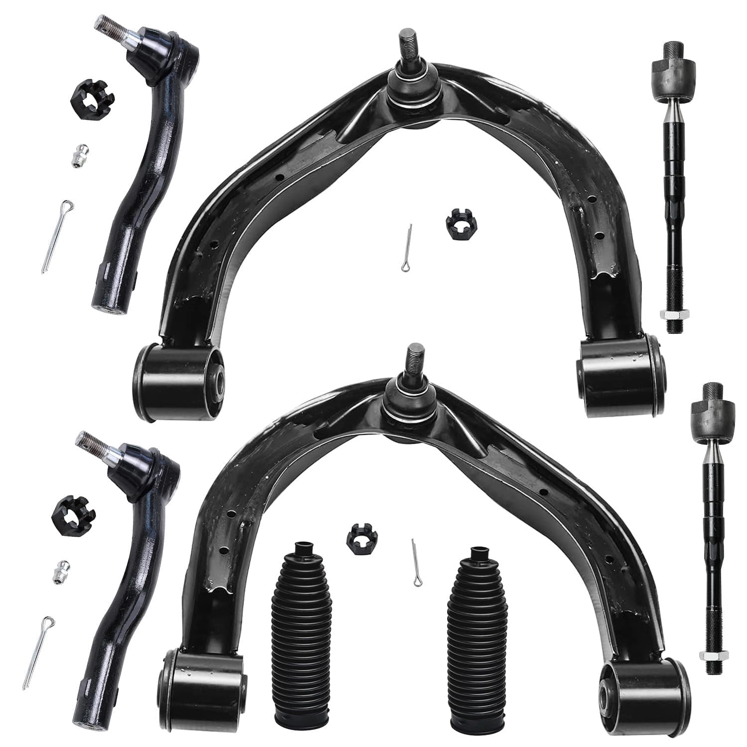 Detroit Axle - 8pc Front End Kit for 2004-2015 Nissan Titan, 2005-2019 ...