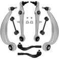 thumbnail image 1 of Detroit Axle - 8pc Front End Kit for 2009 2010 Audi A4 Quattro, 4 Lower Forward Rearward Control Arms with Ball Joints 2 Outer Tie Rod Ends 2 Sway Bar Links Replacement, 1 of 1