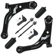 Detroit Axle - 8pc Front End Suspension Kit for Ford 2009-2012 Escape, 2010-2011 Mazda Tribute Mercury Mariner, 2 Lower Control Arms with Ball Joints 4 Inner and Outer Tie Rods 2 Boots Replacement