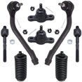thumbnail image 1 of Detroit Axle - Front Ball Joints Tie Rods for 2009-2012 Hyundai Elantra, 2010-2013 Kia Forte & Forte Koup, 2 Lower Ball Joints, 4 Inner & Outer Tie Rods, 2 Boots Replacement, 1 of 7