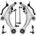 thumbnail image 1 of Detroit Axle - 8pc Front Lower Control Arms Outer Tie Rods Rear Sway Bars Replacement for Nissan Maxima Fits select: 2009-2014 NISSAN MAXIMA S/SV, 1 of 8