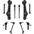 thumbnail image 1 of Detroit Axle - 8pc Front Lower Rearward Control Arms Tie Rods Sway Bars Replacement for Dodge Charger Fits select: 2013-2014 DODGE CHARGER SE, 2014 CHRYSLER 300C, 1 of 6
