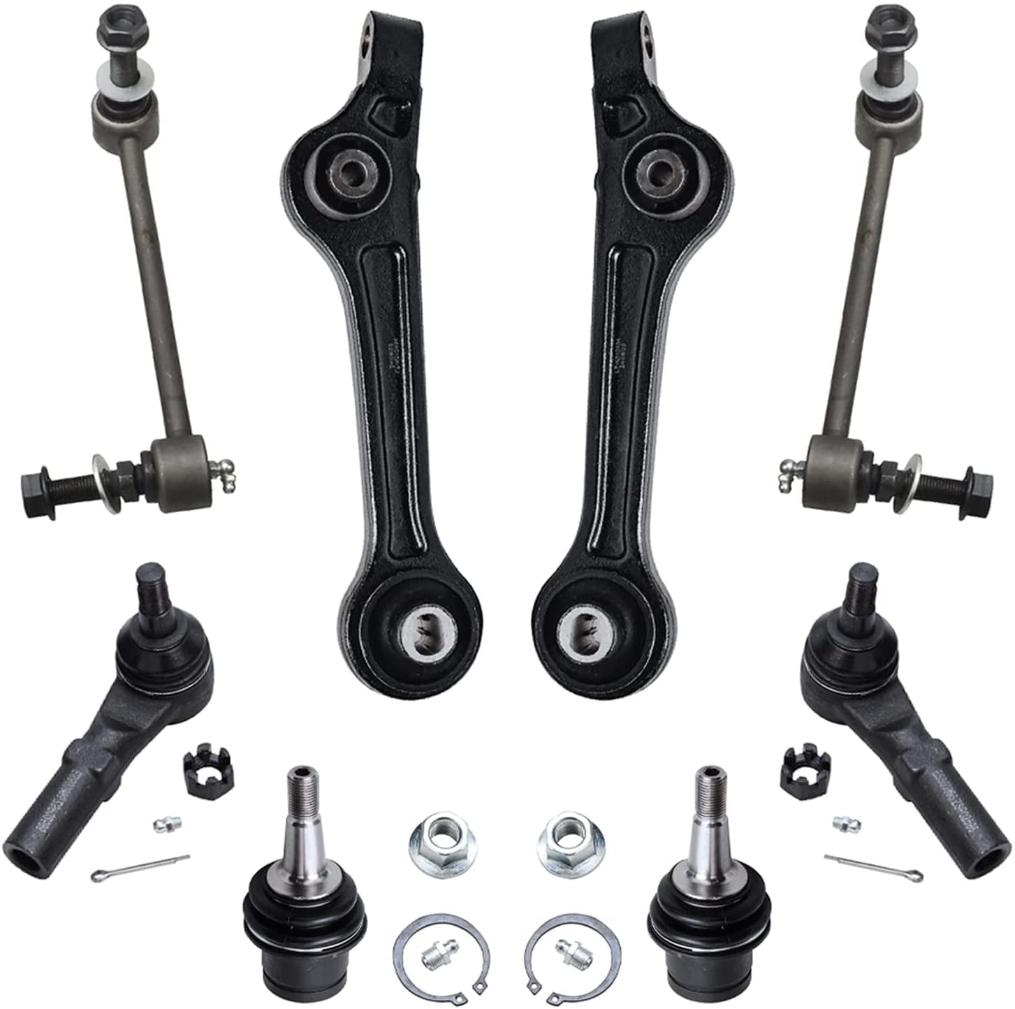 Restore Your Ride: Pair Of Front Lower Rearward Control Arms For Dodge Charger/Challenger & Chrysler 300 (2011-2019)