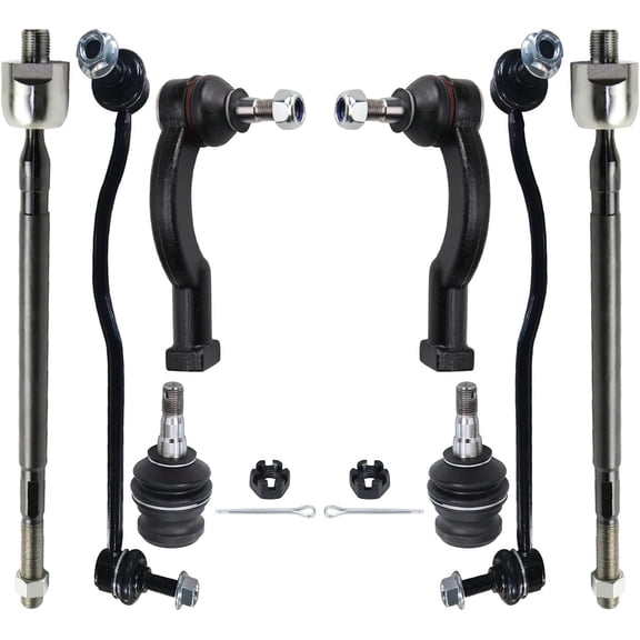 Detroit Axle - 8pc Front Suspension Kit for 2015-2019 Subaru Outback Legacy, 2 Sway Bar Links 2 Lower Ball Joints 4 Inner Outer Tie Rod Ends 2016 2017 2018 Replacement