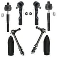 thumbnail image 1 of Detroit Axle - 8pc Front Tie Rods Sway Bars for 2001 2002 Toyota Sequoia 2002 Tundra, 4 Tie Rod Ends 2 Sway Bar Links 2 Boots Replacement, 1 of 7
