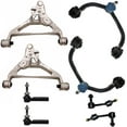 thumbnail image 1 of Detroit Axle - 8pc Front Upper and Lower Control Arms + Sway Bar Links + Outer Tie Rods Kit Replacement for 2005 2006 Ford Expedition No Air Suspension Models, 1 of 2