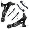 thumbnail image 1 of Detroit Axle - 8pc Kit: Both (2) Front Lower Control Arms and (2) Lower Ball Joints and All (4) Inner and Outer Tie Rod Links Replacement for 2004-2010 Toyota Sienna, 1 of 5