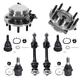 thumbnail image 1 of Detroit Axle - 8pc RWD Front Wheel Bearing Hubs Kit for 2009-2010 Dodge Ram 2500 3500, 2 Wheel Bearing and Hubs 4 Ball Joints 2 Stabilizer Sway Bars Replacement, 1 of 7