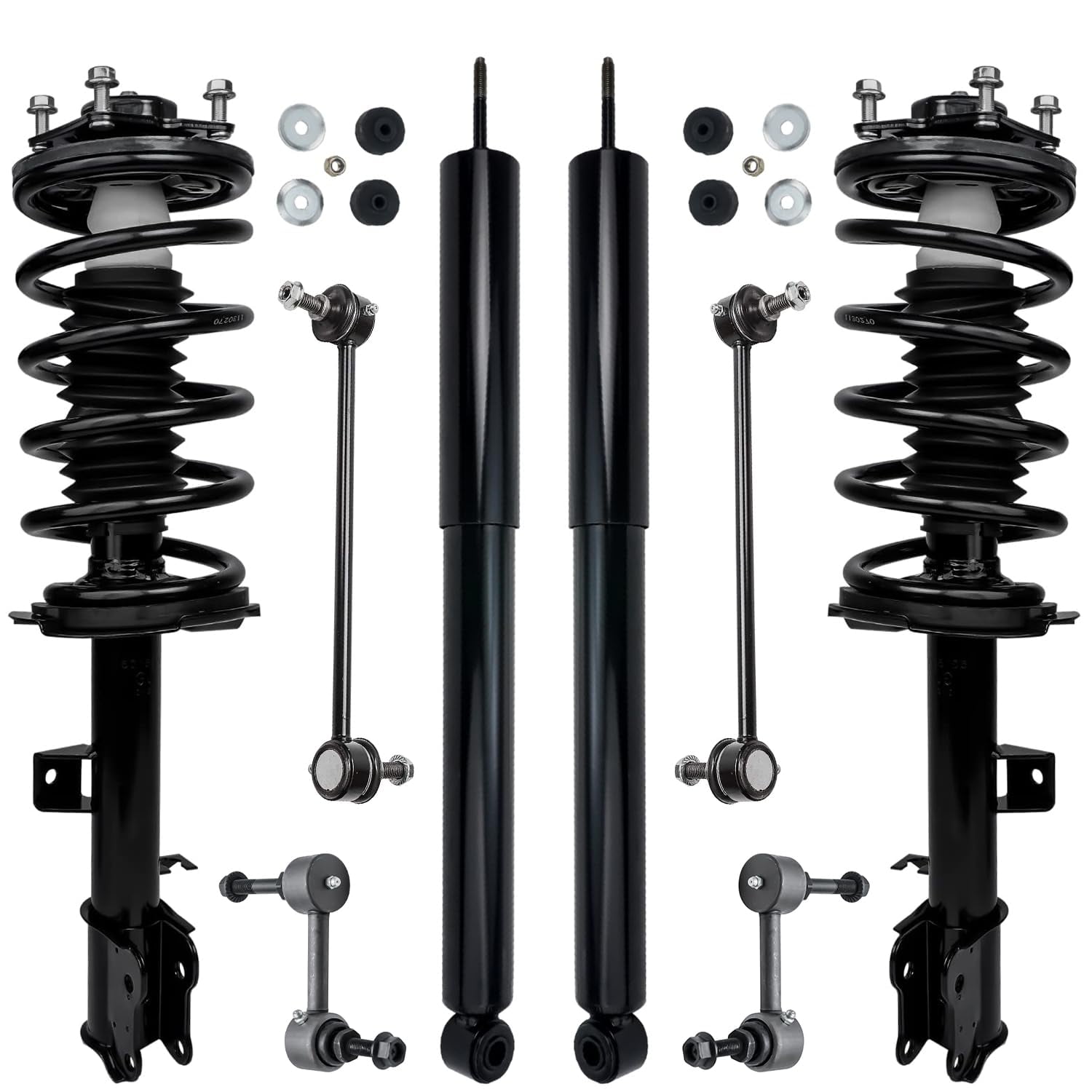 Detroit Axle - 8pc Struts Shock Absorbers Kit for 09-11 Ford