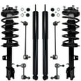 thumbnail image 1 of Detroit Axle - 8pc Struts Shock Absorbers Kit for 09-11 Ford Escape Mazda Tribute Mercury Mariner, Front Struts w/Coil Spring Rear Shock Absorbers Front Rear Sway Bar Links Replacement, 1 of 9